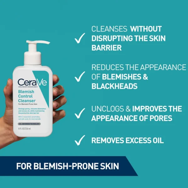 Cerave Blemish Cleanser 236ml - Image 2