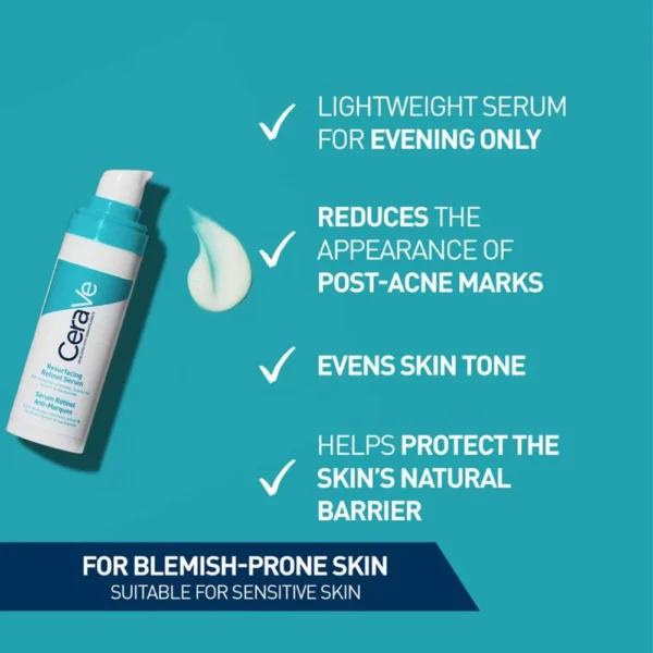 Cerave Face Resurfacing Retinol Serum 30ml - Image 2