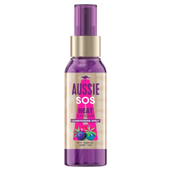 Aussie Sos Heat Saviour Leave On Spray 100ml