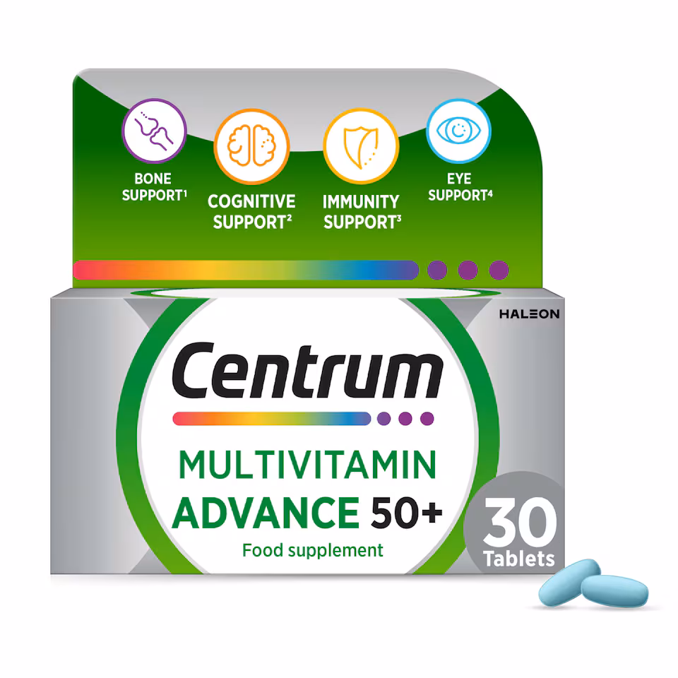 Centrum Advance 50+ Multivitamin 30 Tablets