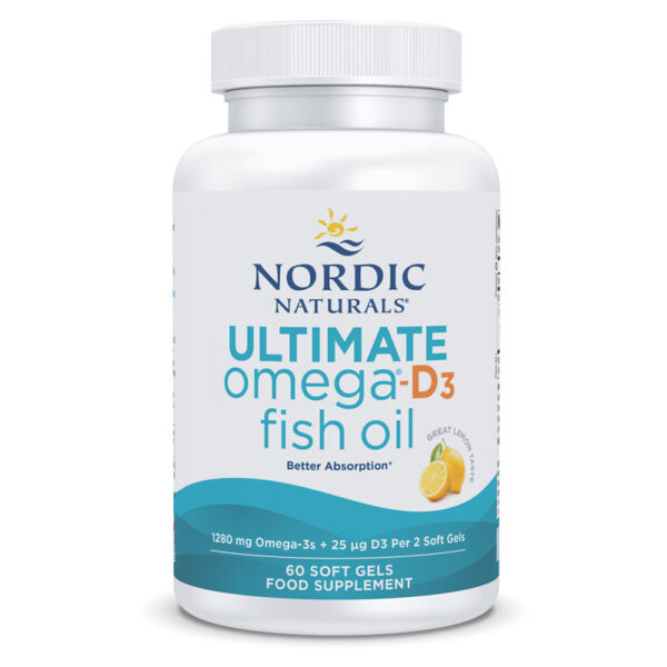 Nordic Naturals Ultimate Omega D3 60 Capsules