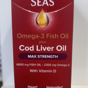 Seven Seas Omega-3 Fish Oil + Cod Liver Oil Maximum Strength 300ml