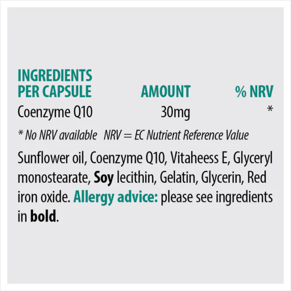 Sona Coq10 30mg 30 Oad Capsules - Image 2
