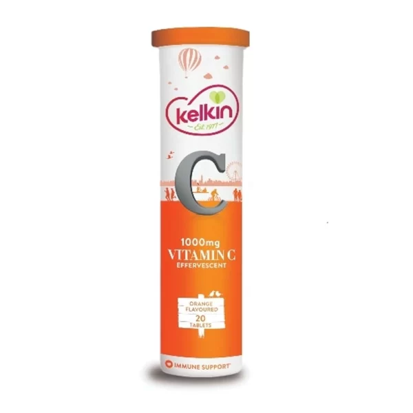 Kelkin Vitamin C 1000mg Effervescent 20 Tablets