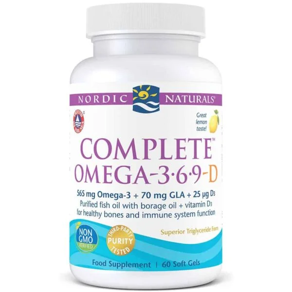 Nordic Naturals Complete 3-6-9-d 60 Capsules