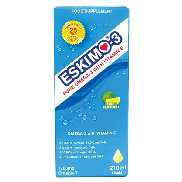Eskimo-3 Pure Omega-3 With Vitamin E 210ml 19891