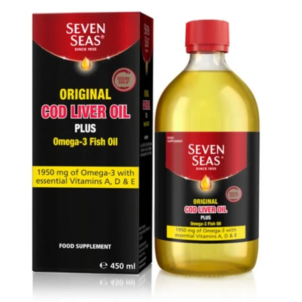 Seven Seas Original Clo Plus Omega-3 Fish Oil 450ml
