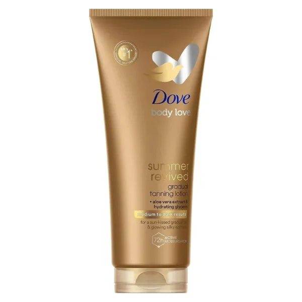 Dove Gradual Self Tan Lotion Medium To Dark 200ml