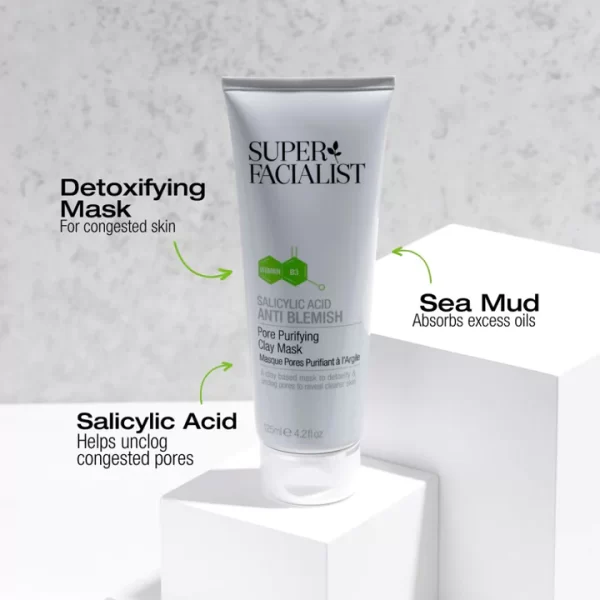 Super Facialist Anti-blemish Clay Mask 125ml - Image 2