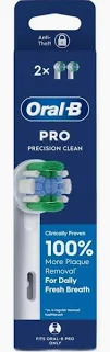 Oral B Brush Head Pro Precision Clean 2 Pack