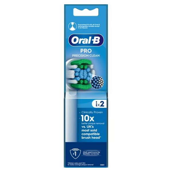 Oral B Brush Head Pro Precision Clean 2 Pack