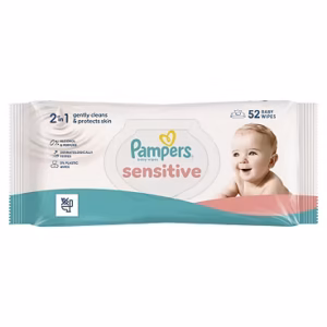 Pampers Wipes Sensitive 52 Pack