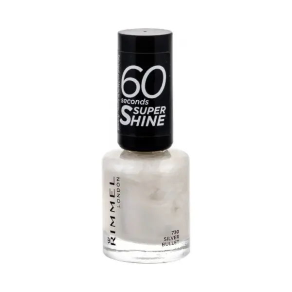 Rimmel 60 Seconds Silver Bullet Nail Polish 8ml