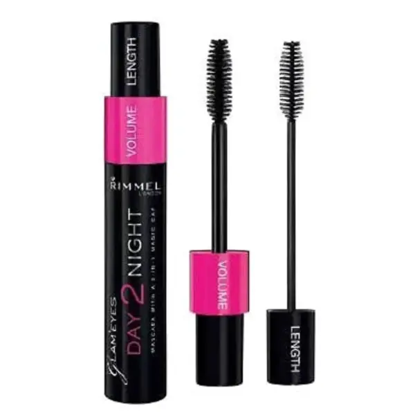 Rimmel Glam'eyes Day 2 Night 2 In 1 Mascara Black 9.5ml