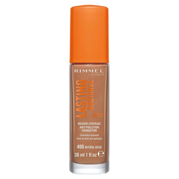 Rimmel Lasting Radiance Foundation Natural Beige 30ml