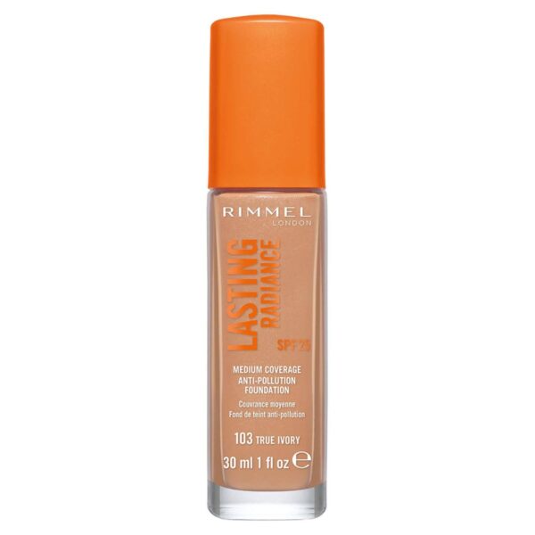 Rimmel Lasting Radiance Foundation True Ivory 30ml