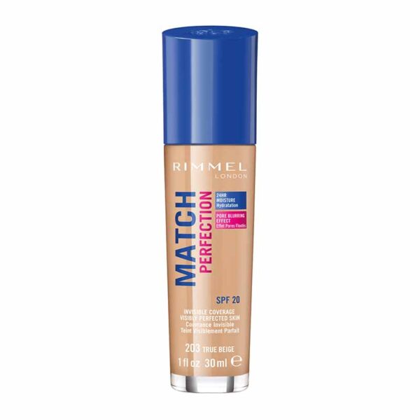 Rimmel Match Perfection Foundation True Beige 30ml