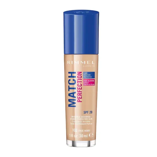 Rimmel Match Perfection Foundation True Ivory 30ml