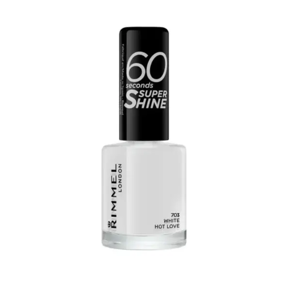 Rimmel 60 Seconds White Hot Love Nail Polish 8ml