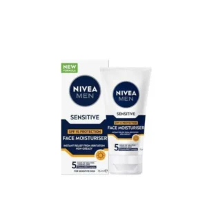 Nivea Men Moisturiser Sensitive Spf 15 75ml