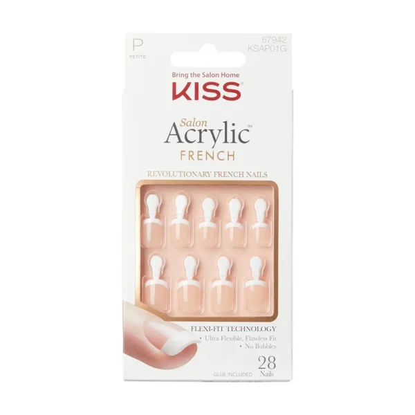 Kiss Salon Acrylic French Nail Crush Hour Kis0014