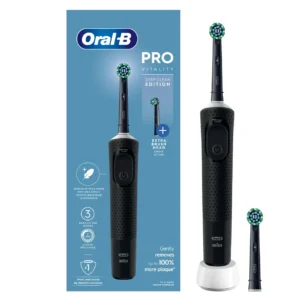 Oral B Pro Vitality Rechargable Cross Action Black Toothbrush 1