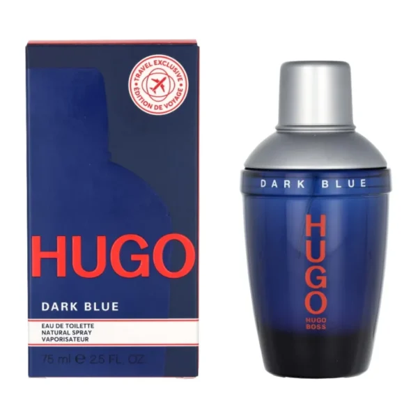 Hugo Dark Blue Mens 75ml Edt Spr