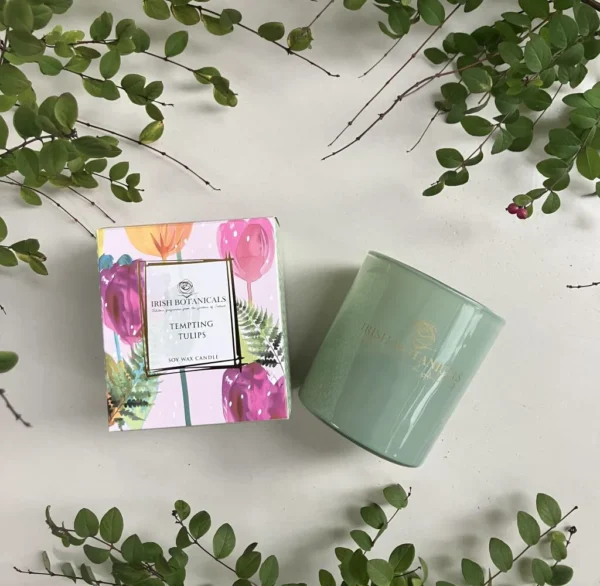 Irish Botanicals Tempting Tulips Candle