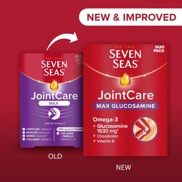 Seven Seas Jointcare Max Glucosamine 30+30's - Image 2