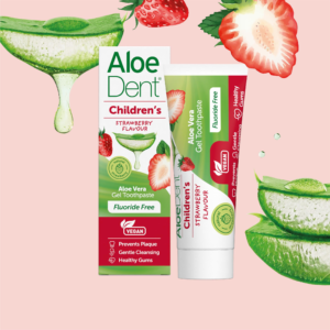 Aloe Dent Childrens Strawberry Toothpaste 50ml