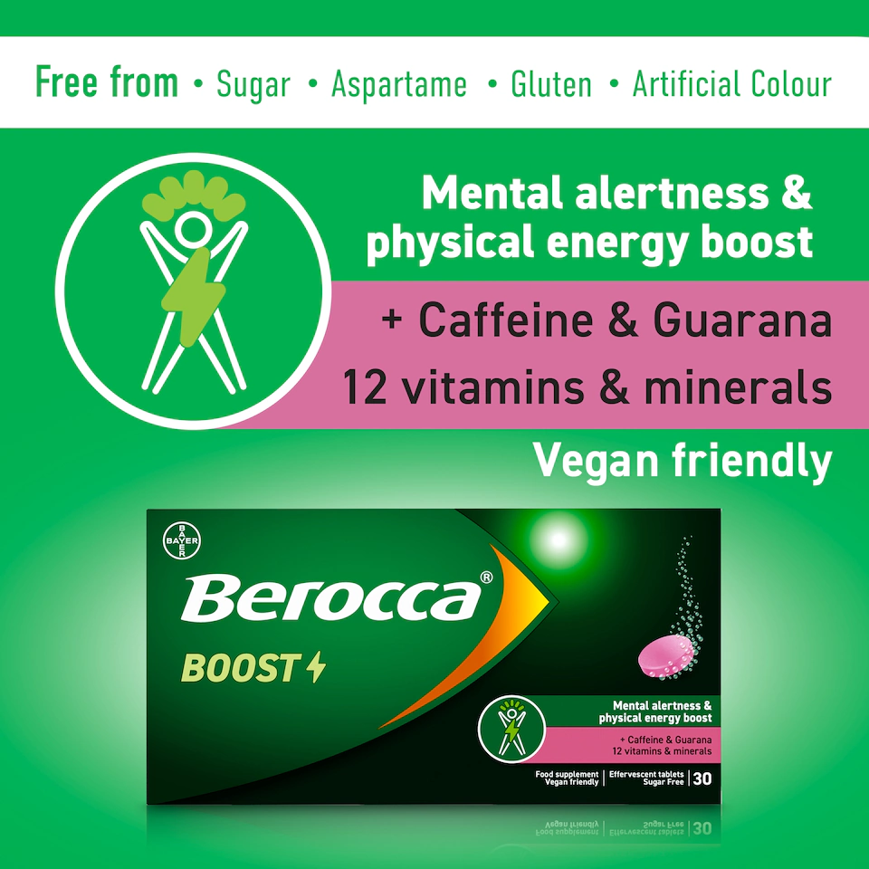 Berocca Boost Effervescent 30 Tablets - Image 2