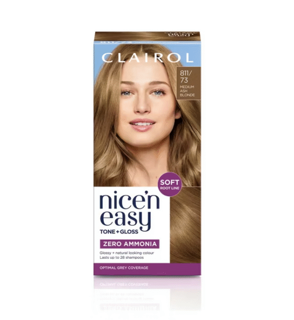 Clairol Nice'N Easy Tone And Gloss Medium Ash Blonde (811/73)