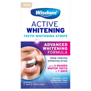 Wisdom Active Whitening Teeth Whitening Strips 14 Pack
