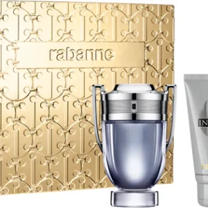 Paco Rabanne Invictus 100ml Eau De Toilette + 100ml All Over Shampoo Giftset