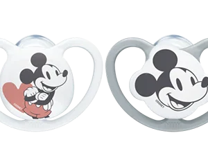 Nuk Space Mickey Mouse 6-18m Soothers 2 Pack