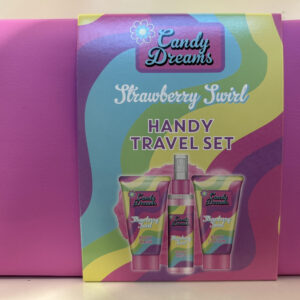 Candy Dreams Strawberry Swirl Handy Travel  Set