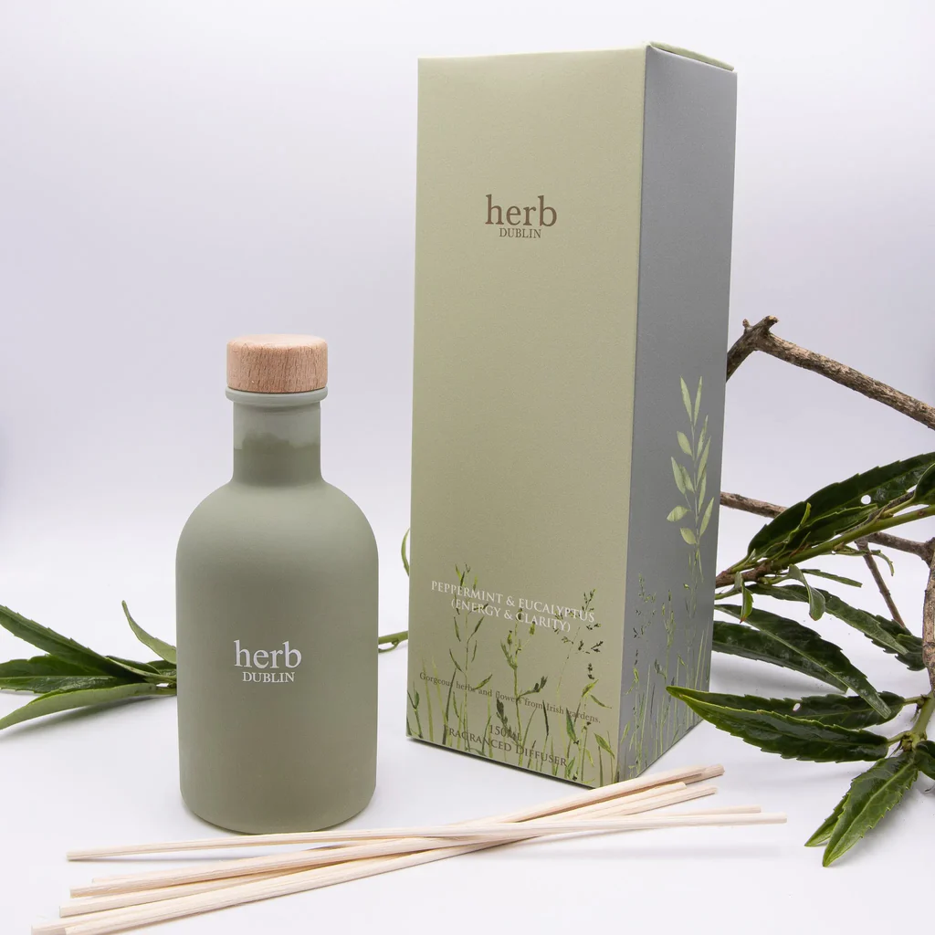 Herb Dublin Peppermint, Eucalyptus & Lime Fragrance Diffuser 150ml