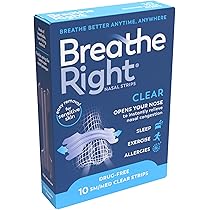 Breathe Right Clear Small/Medium Nasal Strips 10s