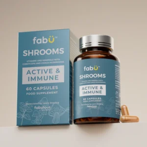Fabu Shrooms Active & Immune 60 Capsules