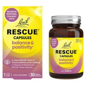 Bach Rescue Balance And Positivity 30 Capsules