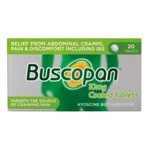Buscopan 10mg 20 Film Coated Tablets