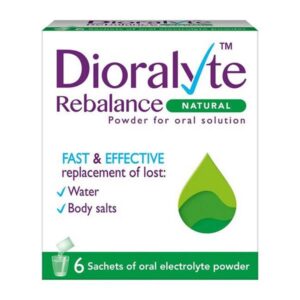 Dioralyte Rebalance Powder For Oral Solution Natural Flavour 6 Sachets