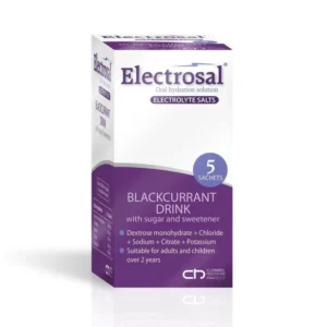 Electrosal Oral Hydration Solution Blackcurrant Flavour 5 Sachets