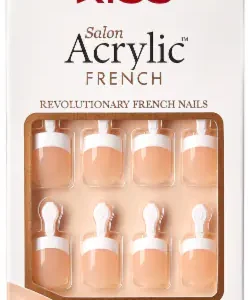 Kiss Salon Acrylic French False Nails (ksa11)