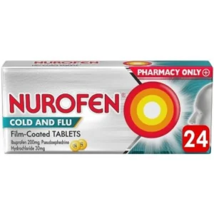 Nurofen Cold & Flu 200mg/30mg 24 Film Coated Tablets