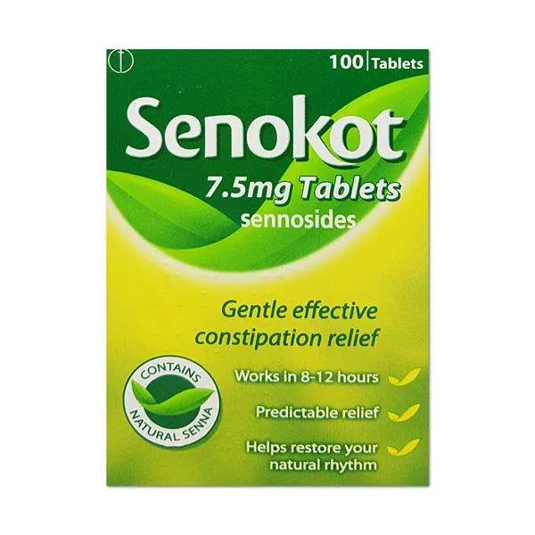 Senokot 7.5mg 100 Tablets