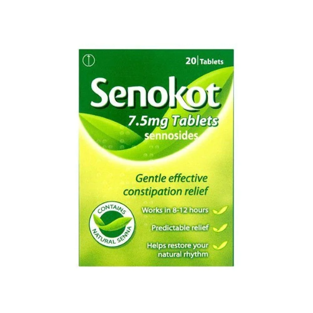 Senokot 7.5mg 20 Tablets