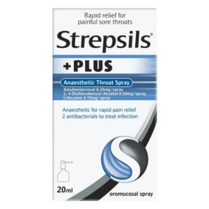 Strepsils + Plus Anaesthetic Throat Spray 20ml