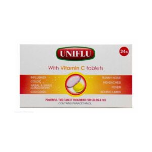 Uniflu With Vitamin C 24 Tablets