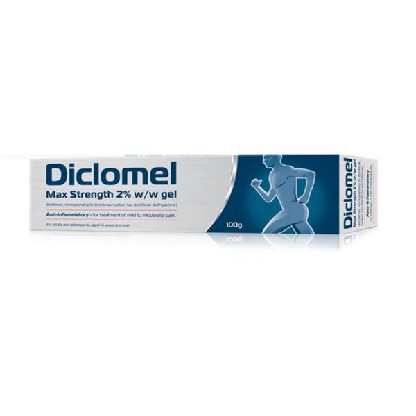 Diclomel Max Strength 2% W/W Gel 100g
